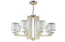 Люстра Crystal Lux NICOLAS SP-PL8 GOLD/WHITE - цена и фото